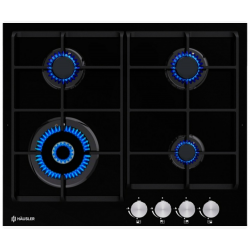 Газовая поверхность HAUSLER HLS - S4BLGT3 ( стекло)
