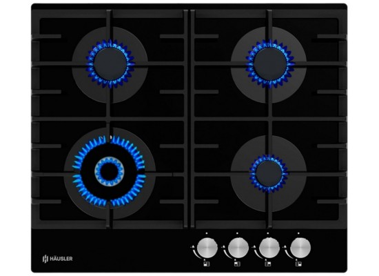 HAUSLER HLS - S4BLGT1 Газовая панель (стекло), шт