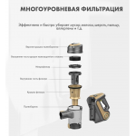 Пылесос вертикальный с проводом HAUSLER HLS-06TT5NCGBS GOLD  CORDED STICK VACUUM CLEANER GOLD