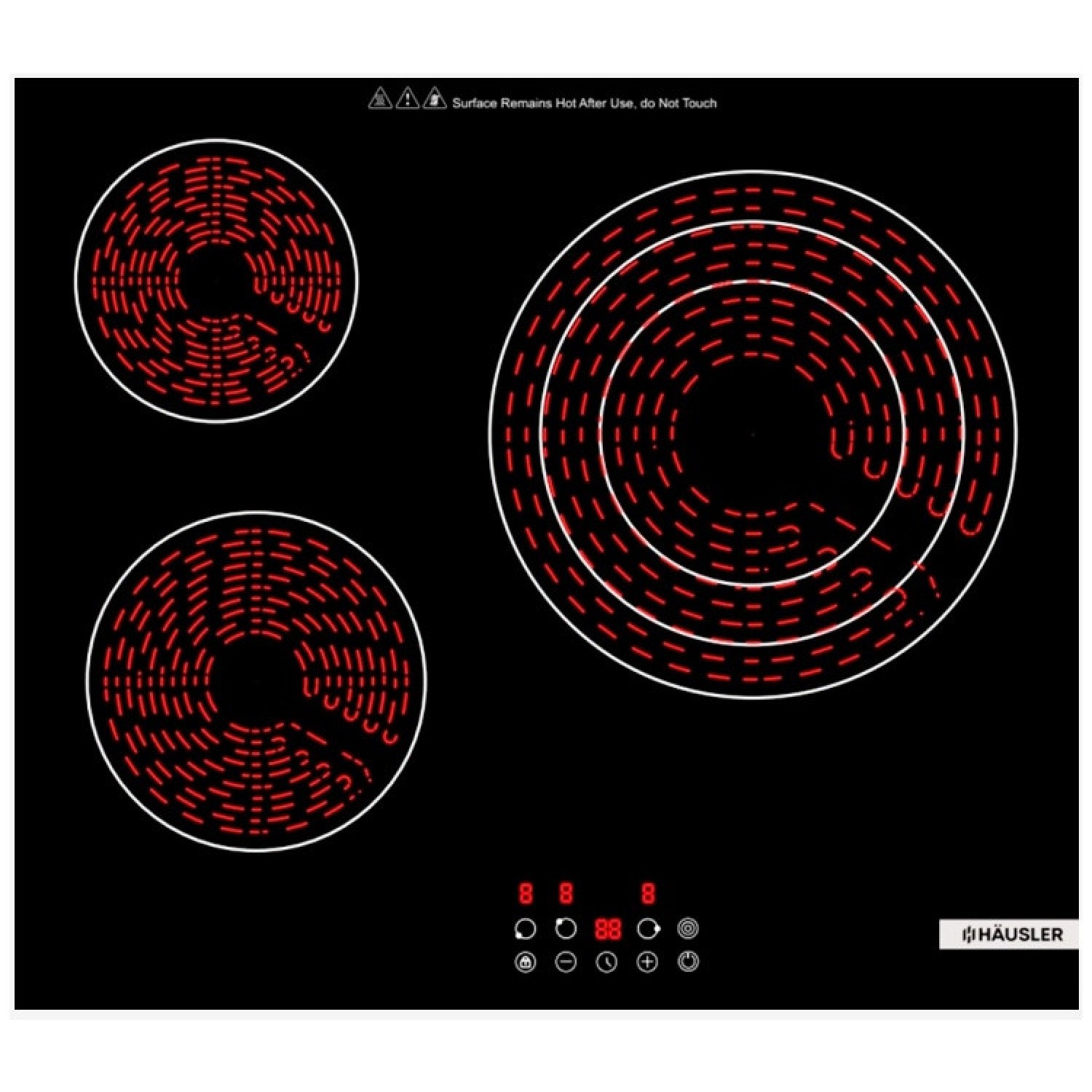 Стеклокерамическая панель HAUSLER 57HLB3T1