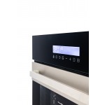 Духовой шкаф HAUSLER HLS-BI61BSG10CGFS черный, серебристый