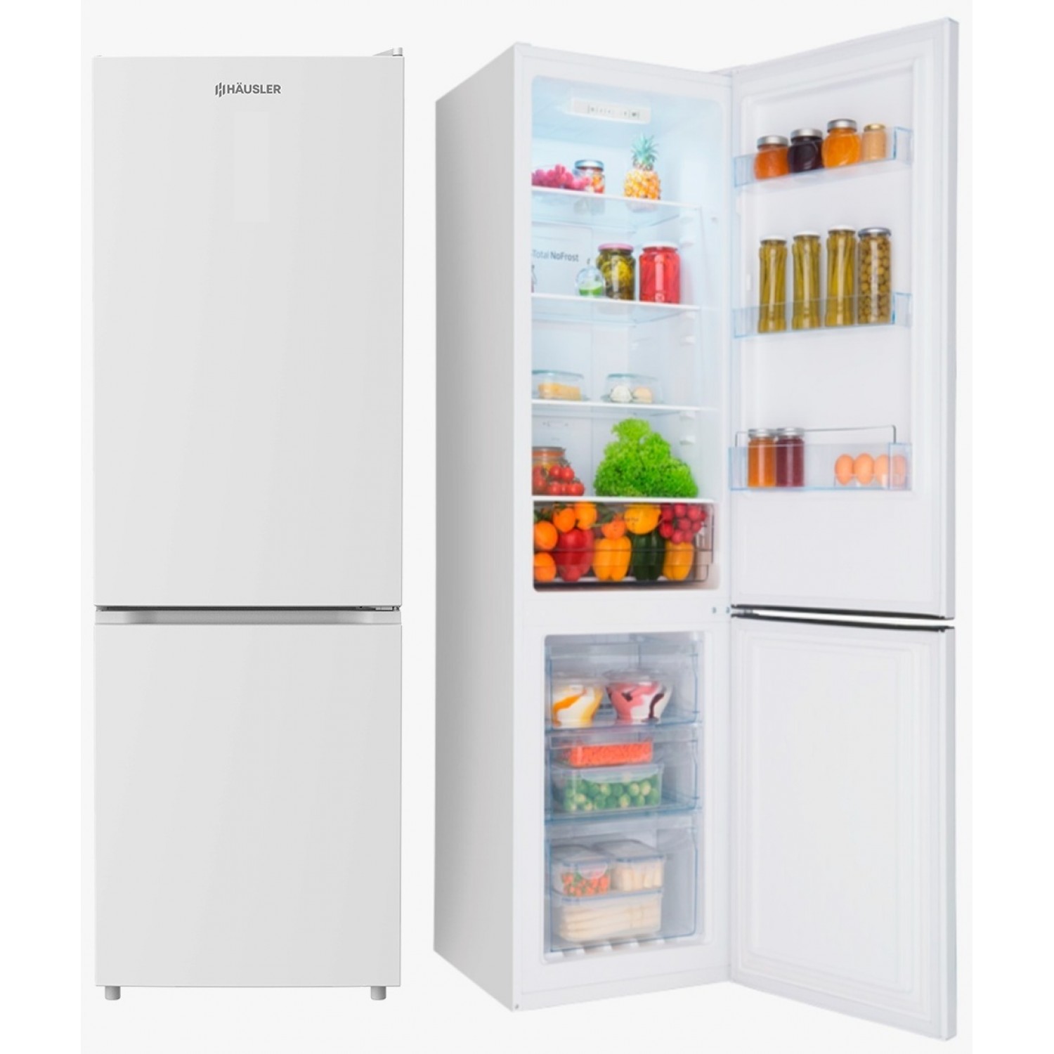Холодильник HAUSLER R335-WHNFML19W белый