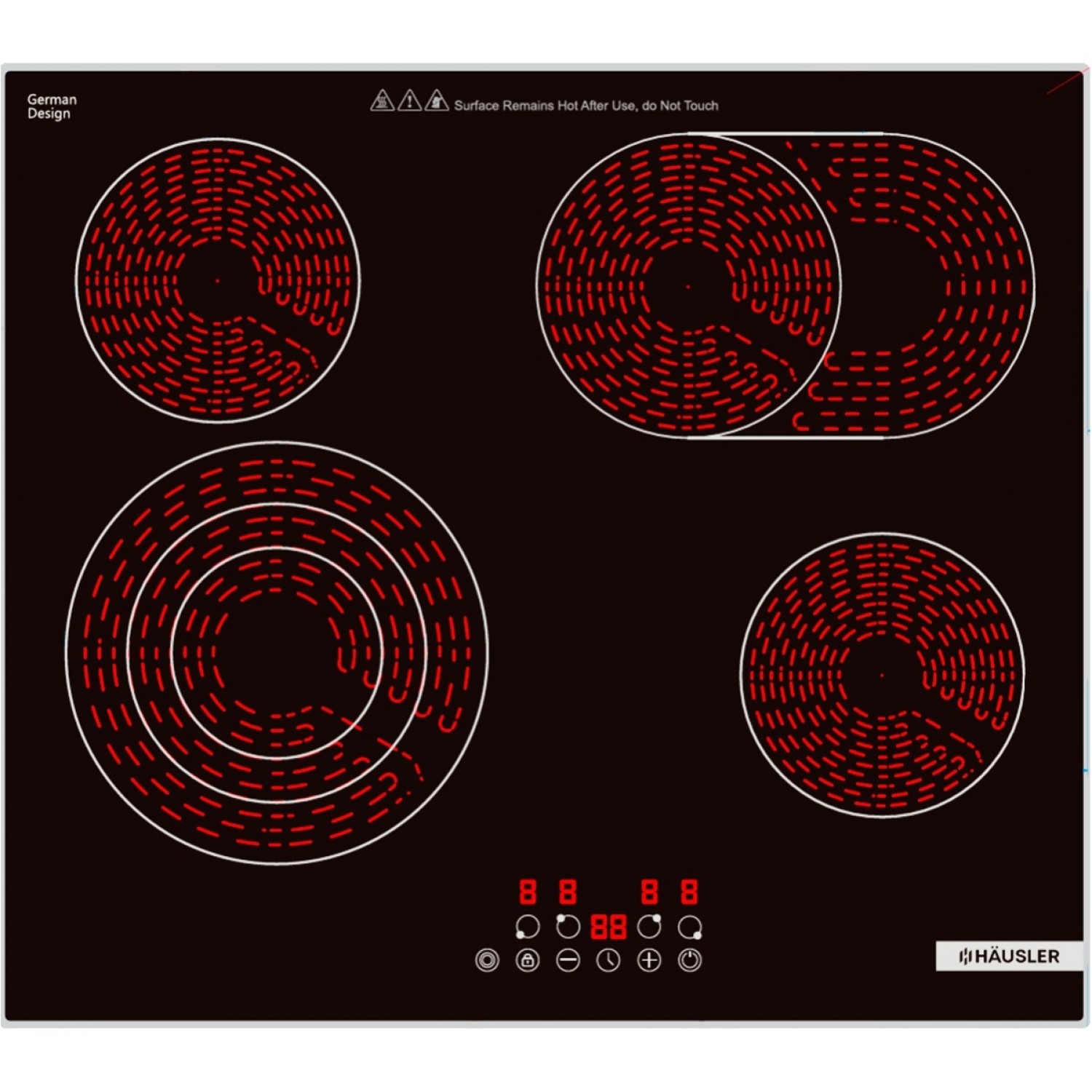 Стеклокерамическая панель HAUSLER 67HLB4T1NF