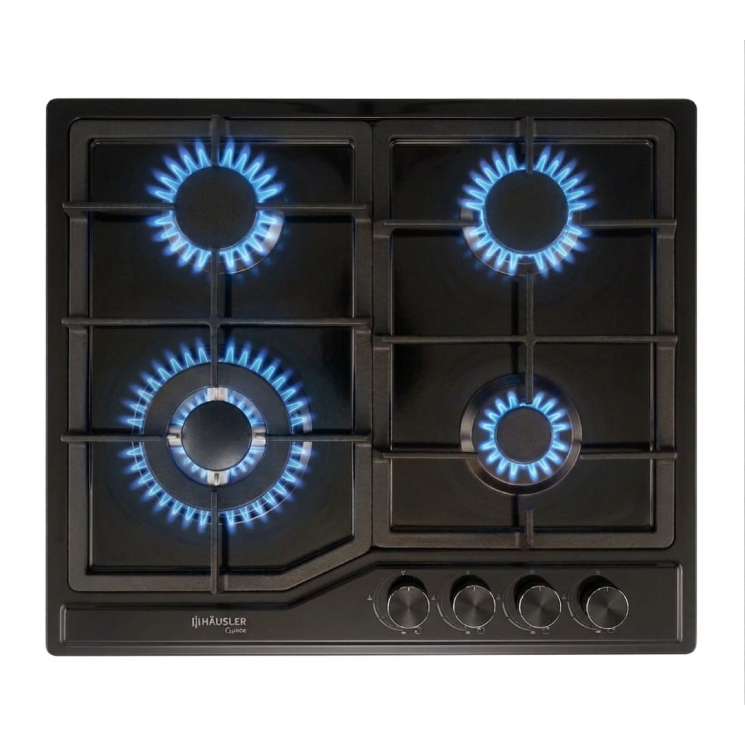 HAUSLER HLS-60BK-BLST-W газовая варочная поверхность
