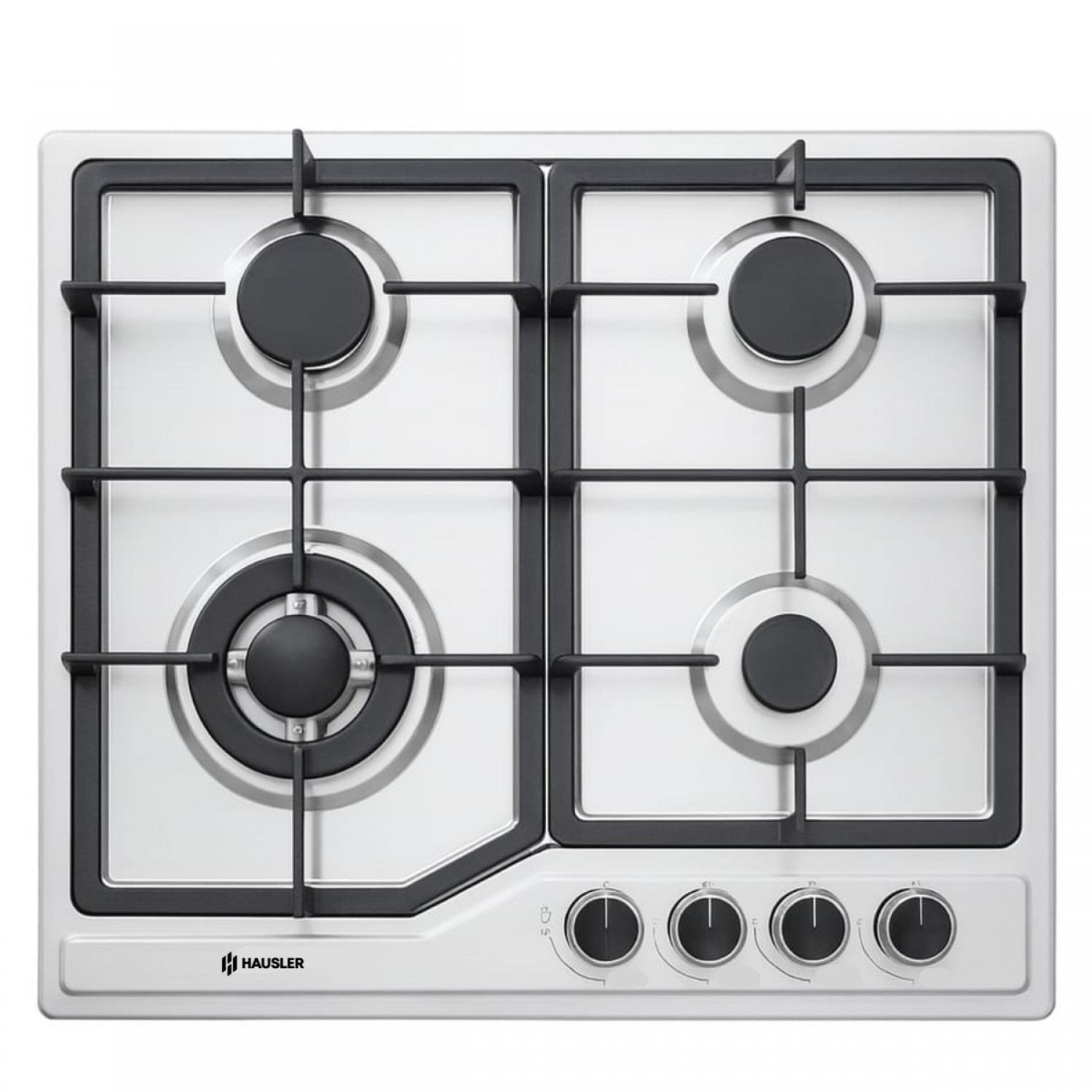 HAUSLER HLS-60BK-INOX-W газовая варочная поверхность