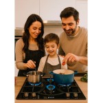 Варочная поверхность HAUSLER HLS-60BL4B черный