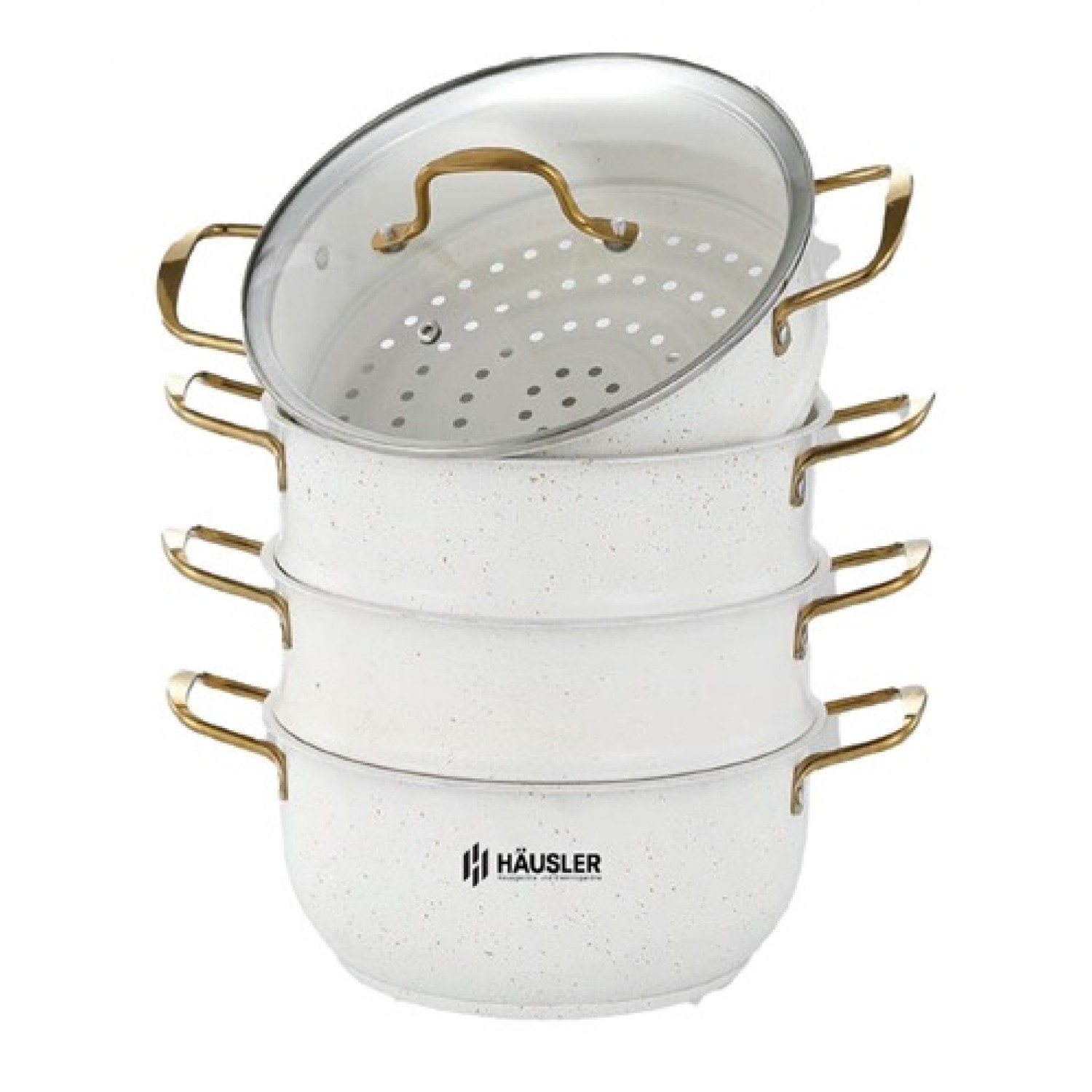 Мантоварка HAUSLER Cream Grani HLS-D28GC01 нержавеющая сталь 4.9л