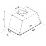 Встраиваемая вытяжка HAUSLER HLS-BI60BL750 черный