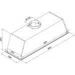 Вытяжка HAUSLER HLS-BI90BL850 черный